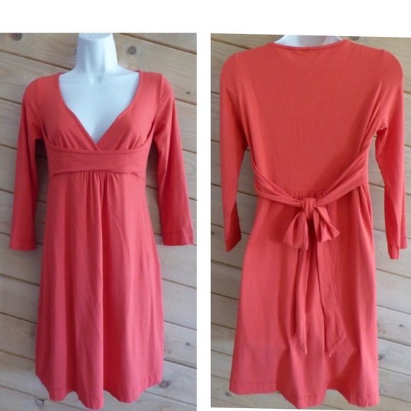Anthropologie Ric Rac Tie Back Jersey Casual Dress - Picture 1 of 8